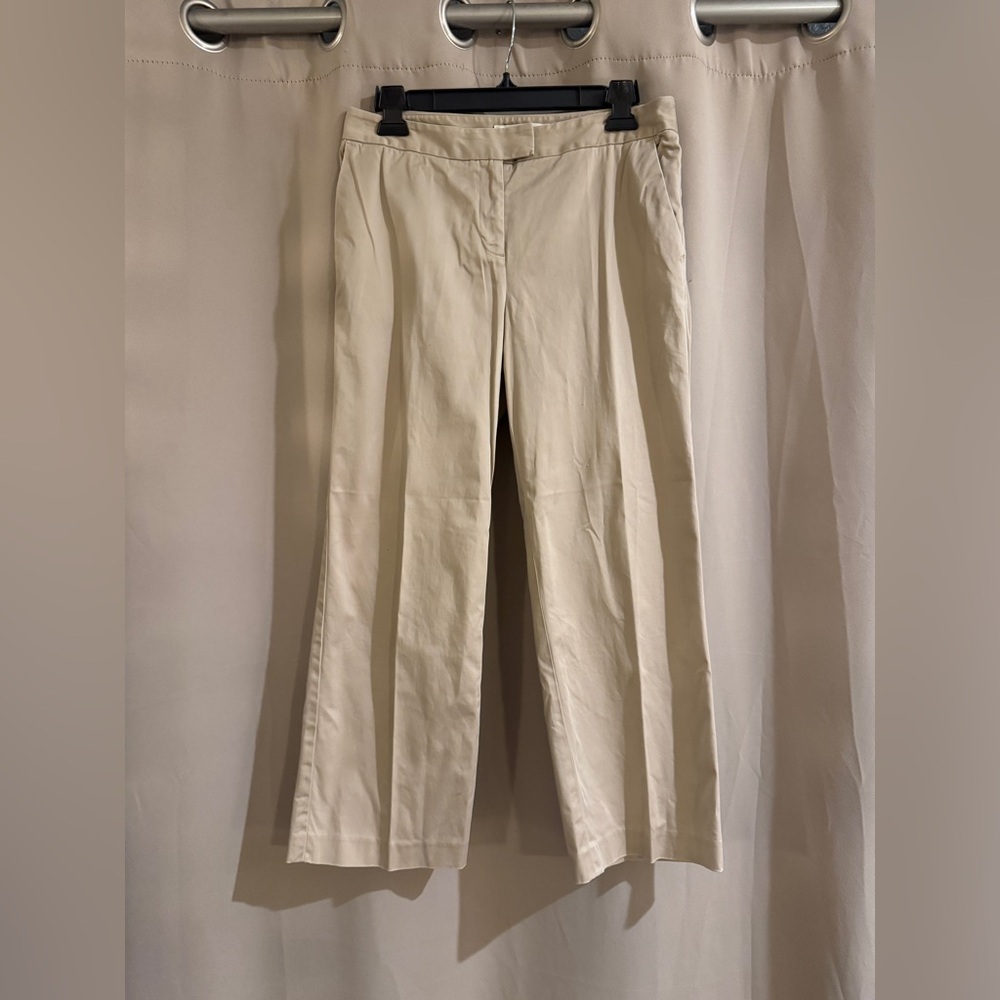 Liz Claiborne Beige Ankle  Trousers